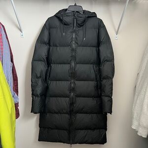 Rains alta long puffer jacket